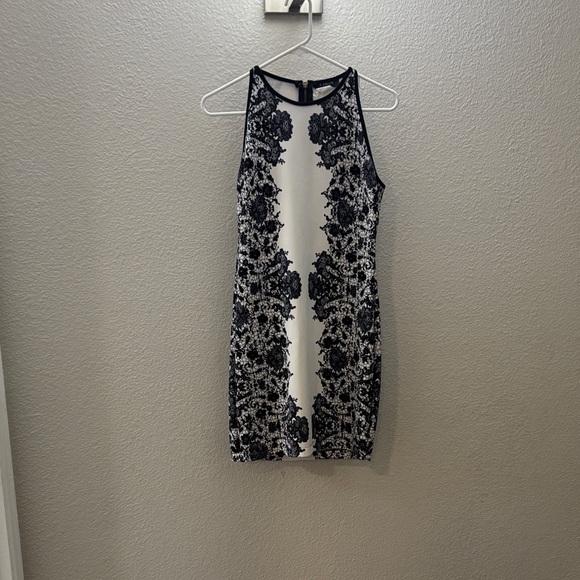 B Darlin Dresses & Skirts - B Darlin Black and White Floral Mini Dress